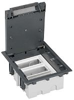 Лючок регулируемый в бетон Simon Connect Cima SF370 3х2 мод. 226x187x76ммIP44 серый картинка